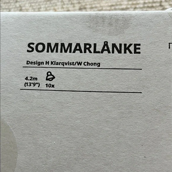 IKEA SOMMARLANKE Festive String Lights with Red Hues - Picture 4 of 5